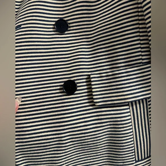 Talbots Stripes trench coat - Picture 3 of 7